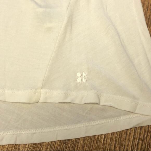 Sweaty Betty Easy Peazy Long Sleeve Crew Neck Shirt Top in Lily White Size XS - Picture 8 of 15